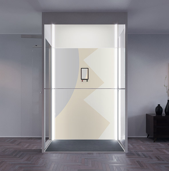 lift rumah baterai Swift Pro dengan artwall sunflower