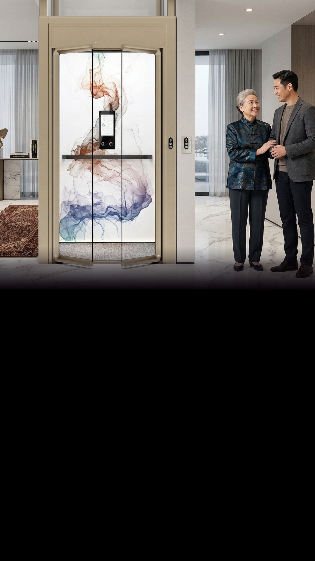 home lift panoramic mewah full glass