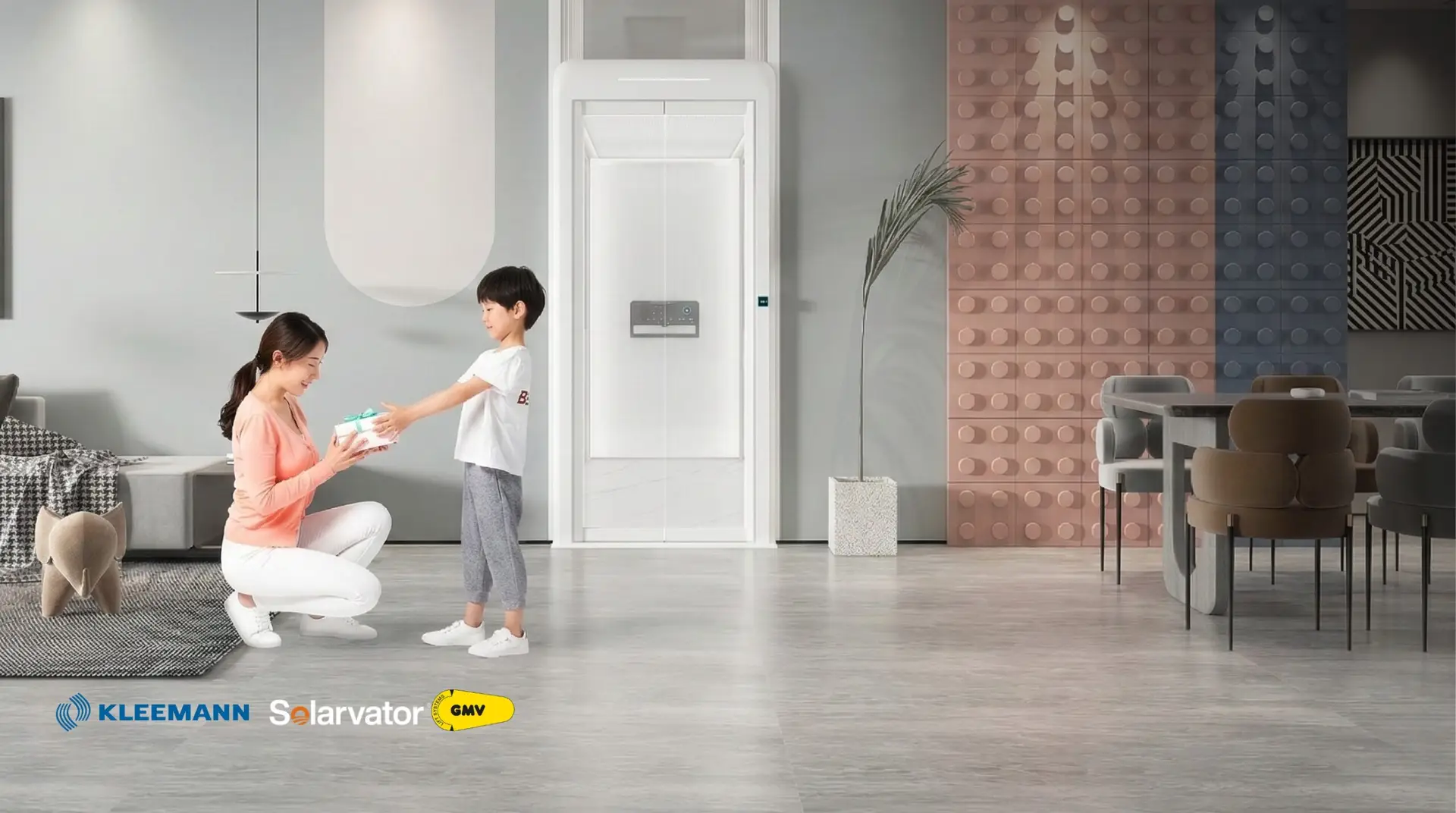 lift rumah 4 lantai murah modern aman